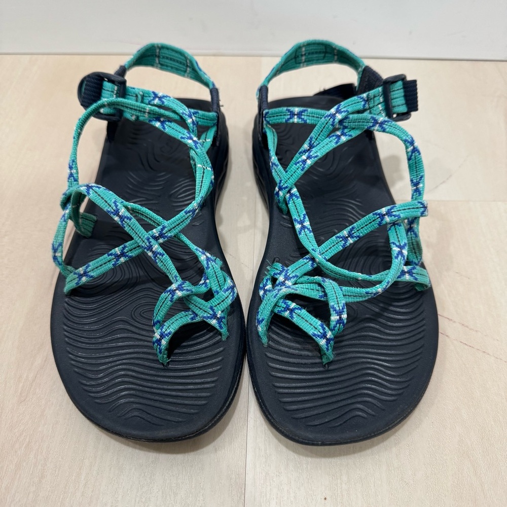 Chaco Z/Volv X2 Ravenna Toe Loop Hiking Water Sandal Women's 9 Turquoise
